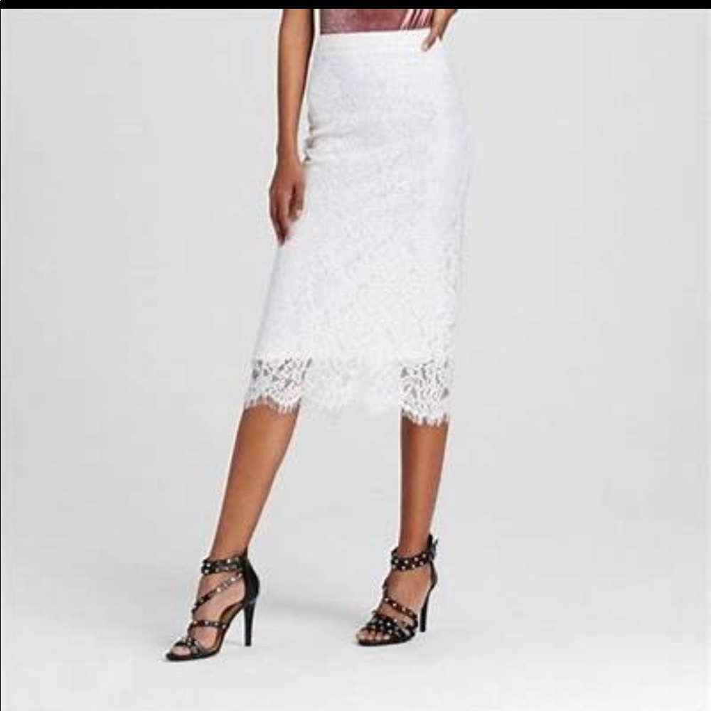 🥀XOXO LACE MIDI SKIRT